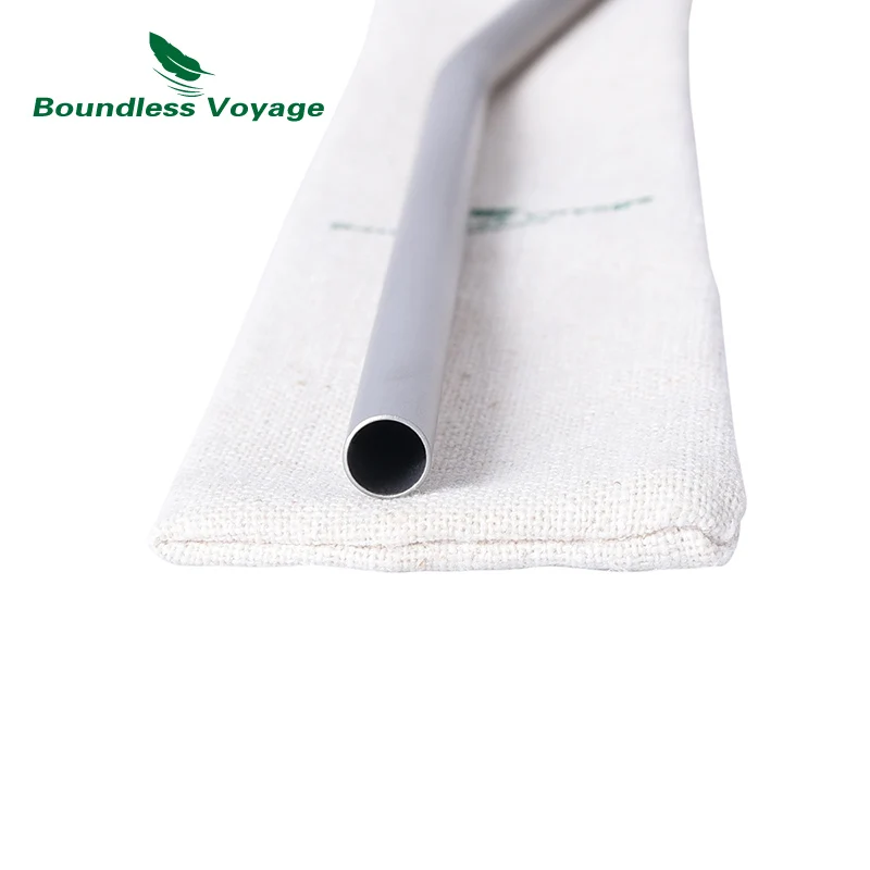 Boundless Voyage Titanium Drinking Straw Curved Bent Reusable Outdoor Camping Ultralight Water Flatware Drinkware Boundless Voyage Titanium Drinking Straw Curved Bent Reusable Outdoor Camping Ultralight Water Flatware Drinkware