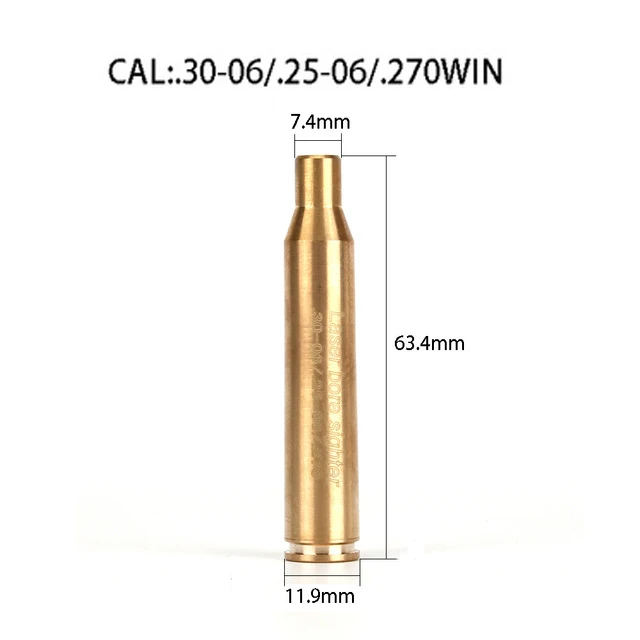 Красный охотничий красный лазер Boresighter CAL.308. 223 30-06 CAL7.62x39 7,62X54 12GA 20GA картридж Тактический Диаметр Sighter - Цвет: Зеленый