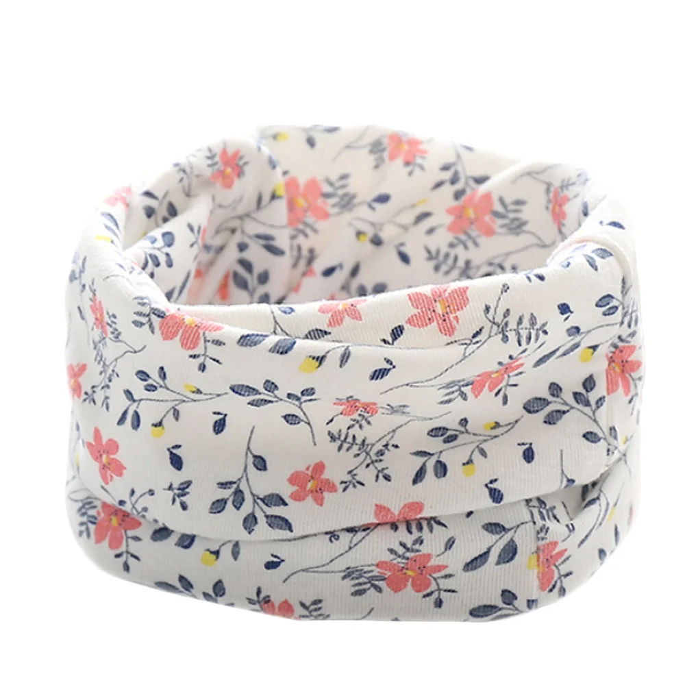 

New 2019 Autumn Winter Children 100% Cotton Scarf Baby Scarf Bibs Boys Girls Scarves Lovely Kids Collars Child Warm Ring Scarves