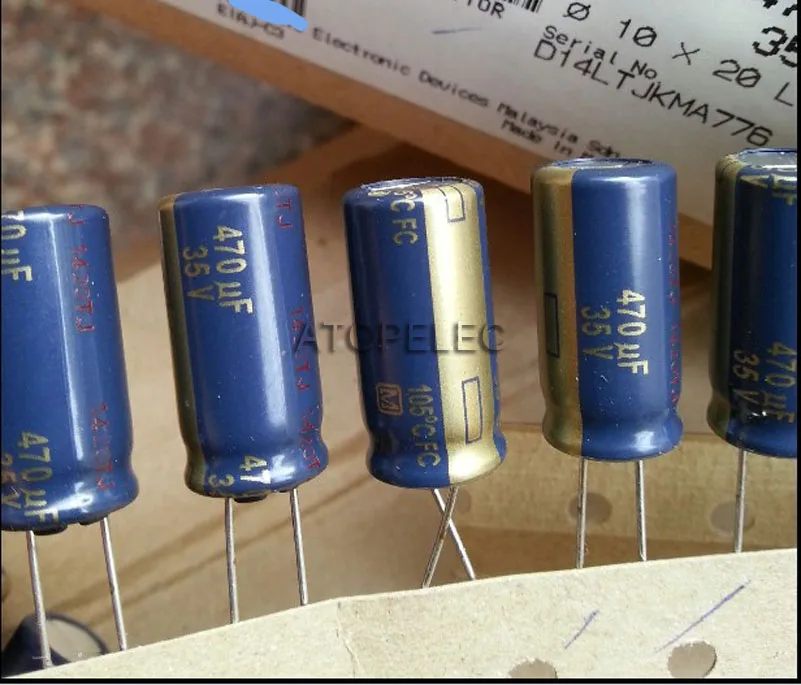 

1pc FC Series 470uF/35V Electrolytic Capacitors Hi-Fi Audio 105 Deg.C