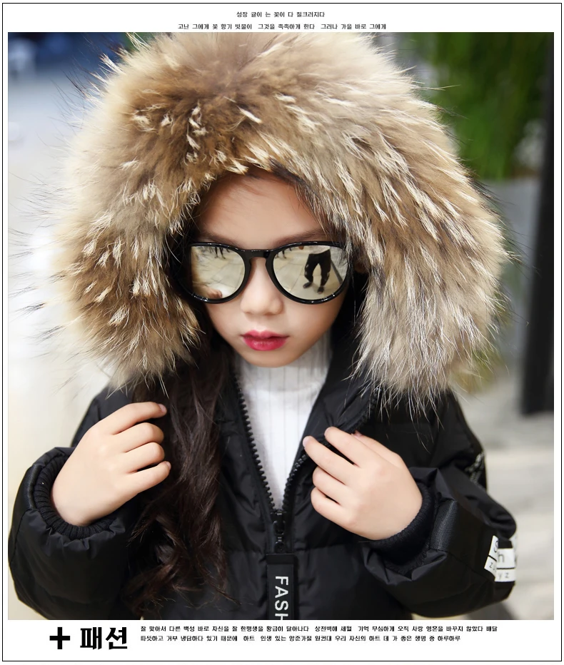 Лидер продаж года; новые зимние хлопковые куртки для девочек модное пальто с буквами и меховым воротником для девочек теплая куртка с капюшоном для девочек детская одежда
