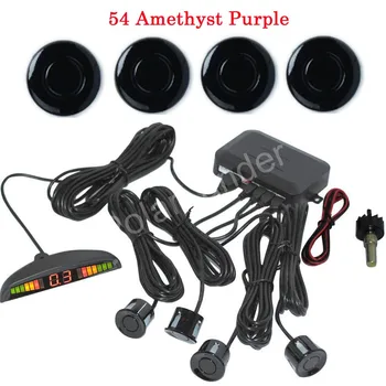 

100% Original 44 colors LED Display Monitor Parking Sensor Reverse Radar Alert with 4 Sensors
