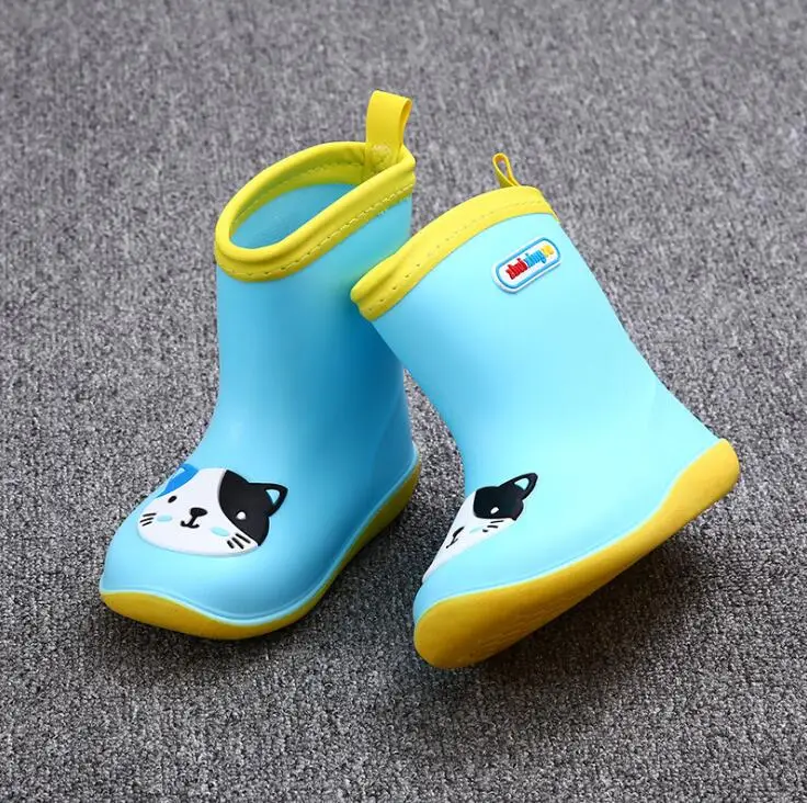 Сезон дождей; резиновая обувь; детские ботинки для девочек и мальчиков; детская водонепроницаемая обувь; резиновые сапоги ярких цветов; нескользящая водонепроницаемая обувь