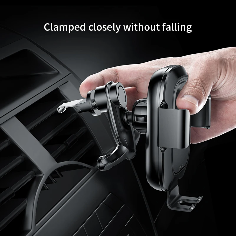 Baseus Qi Car Wireless Charger For iPhone X XS Max Samsung Intelligent Infrared Sensor Fast Wireless Charging Car Phone Charger