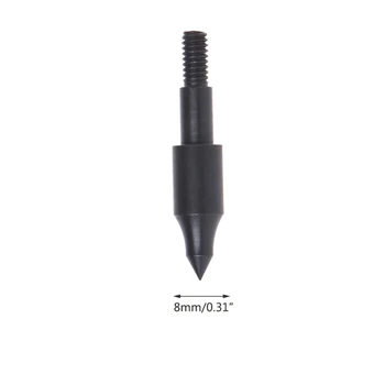 

6pcs Archery Broadhead 100 Grains Stainless Steel Hunting Bow Arrow Sharp Tips