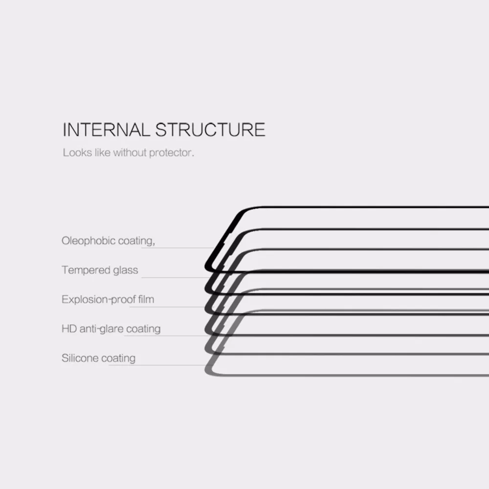 NILLKIN Amazing 3D CP+ MAX Nano противовзрывное закаленное стекло 9H Защита экрана для Apple iphone XS iphone X полное покрытие стекла