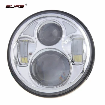 

EURS 2PCS Wrangler LED Angel Eyes 5.75Inch Auto Headlight Lamps 12-24V 6000K 1600lm/Piece Auto lamp 40W LED Fog Headlight Bulbs