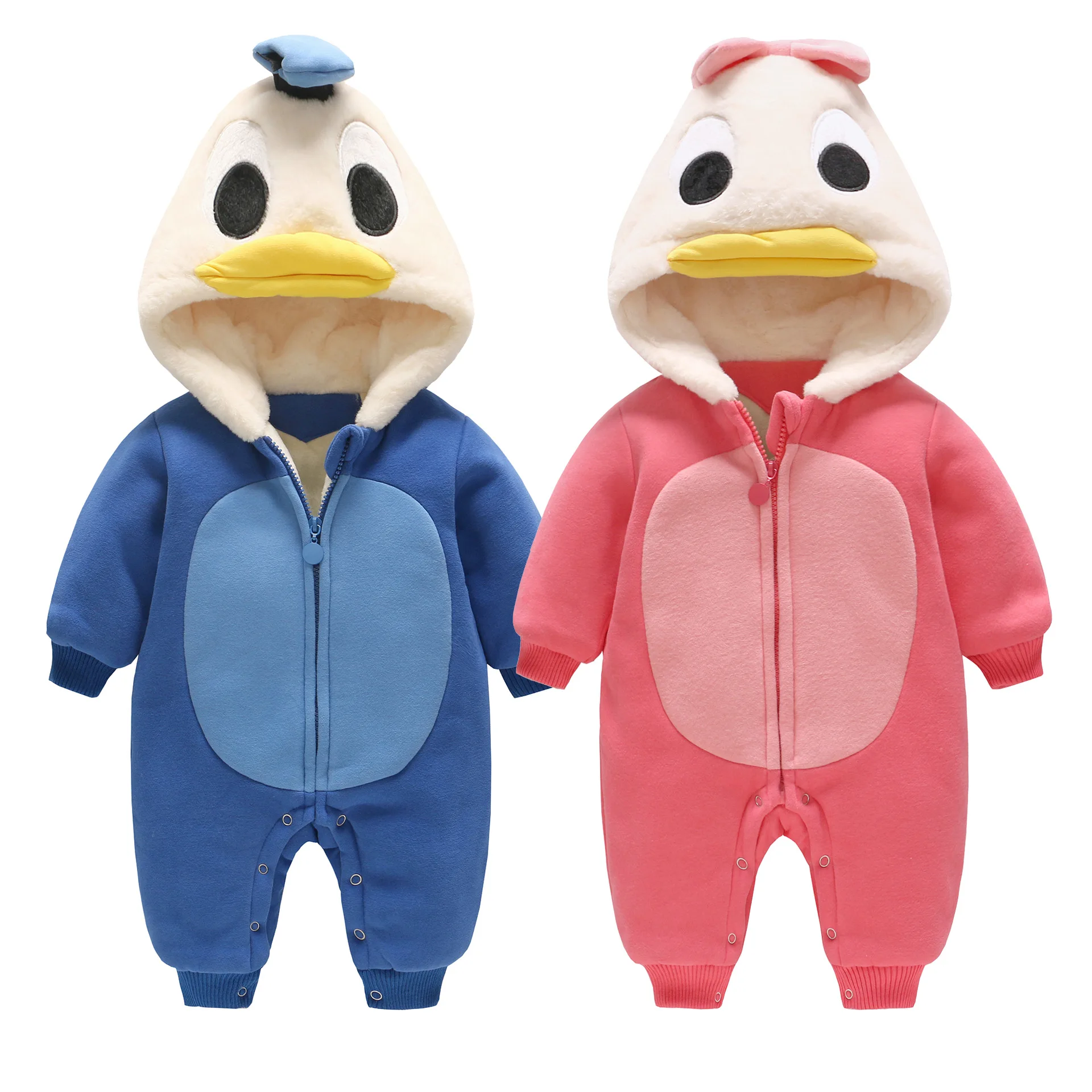 

Newborn Baby Rompers Baby Girl Clothes One Piece Autumn Winter Cotton Infant Jumpsuit Long Sleeve Rompers Duck Style Costumes