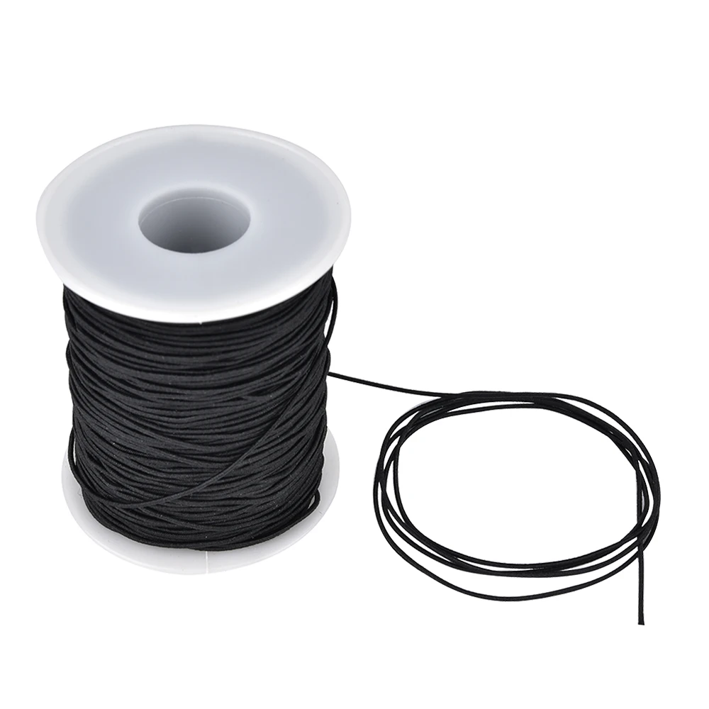Elastic Beading Cord Thread, Stretch Fabric Crafting String, 1mm, 100m