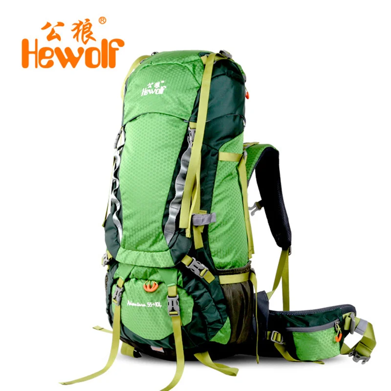 Hewolf 65L التخييم المشي لمسافات طويلة تسلق في الهواء الطلق أكياس عالية الكثافة النايلون في الهواء الطلق تسلق الجبال على ظهره في الهواء الطلق الت... Hewolf 65L التخييم المشي لمسافات طويلة تسلق في الهواء الطلق أكياس عالية الكثافة النايلون في الهواء الطلق تسلق الجبال على ظهره في الهواء الطلق الت...