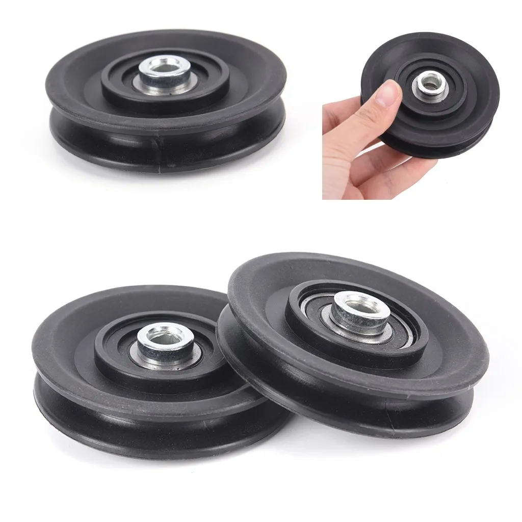 Polea De Nailon Con Rodamiento De 90 Mm, Polea De Culturismo, Rueda Universal Para Máquina De