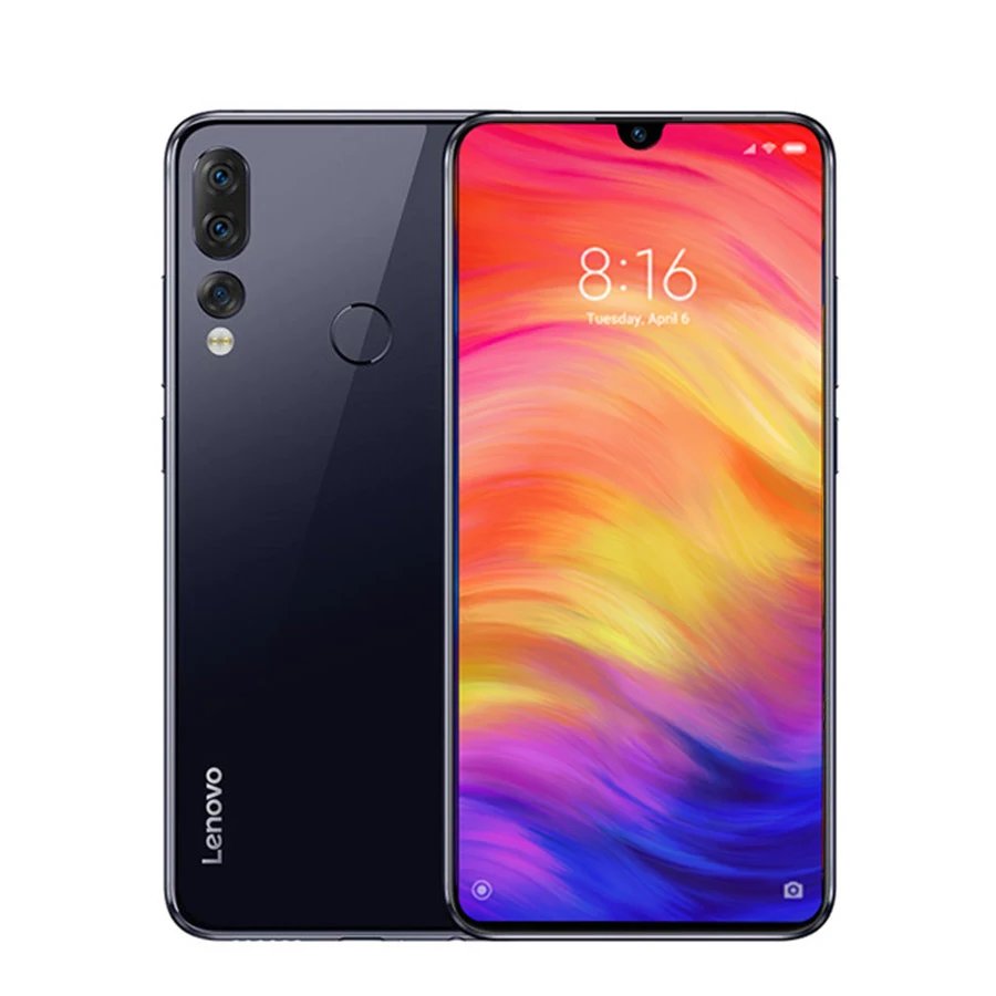 Мобильный телефон lenovo Z5s с функцией распознавания лица и Нотч экраном 6 3 дюйма