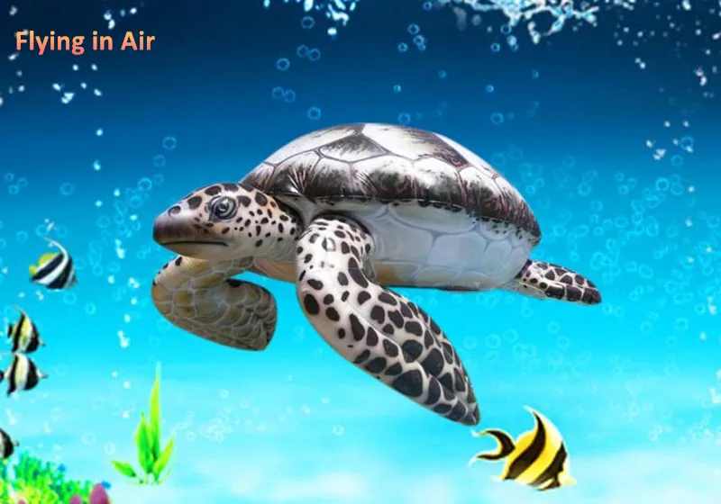 

Яркие надувные морские черепахи 2 м для украшения морской тематики