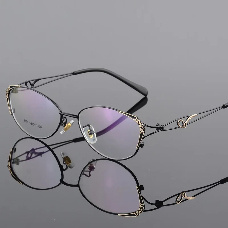 Eyeglasses Frame Women Computer Optical Clear Glasses Myopia Prescription Spectacle For Women's Transparent Lens Female 2834 Eyeglasses Frame Women Computer Optical Clear Glasses Myopia Prescription Spectacle For Women's Transparent Lens Female 2834