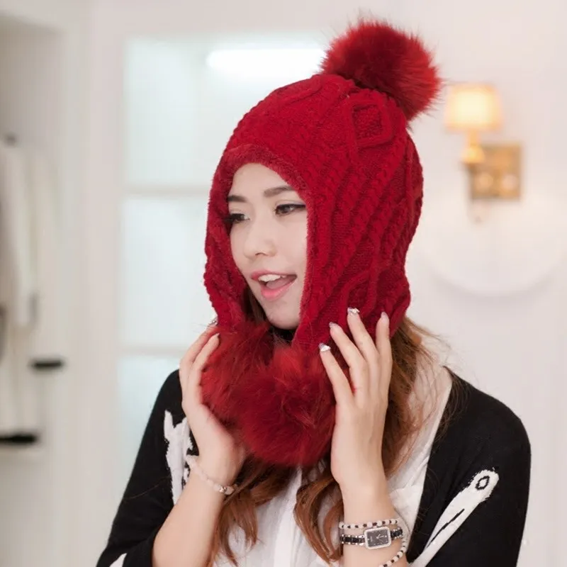 GROUPJUMP, Skullies Beanies, Pom Poms, зимняя шапка, популярная вязаная шапка, толстые теплые шапочки, шапки для укладки волос, Touca Gorro