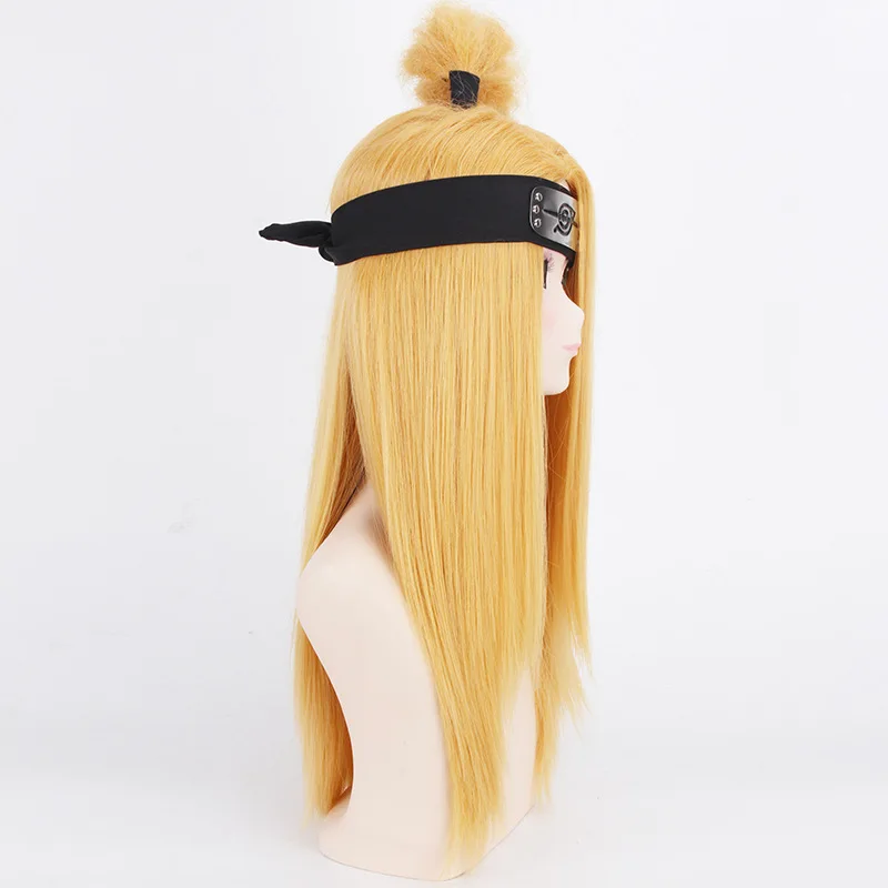 Наруто Косплей Akactuki парики Naruto; Deidara Хэллоуин реквизит Deidara косплей парик для мальчиков и мужчин длинные золотые парики парик для костюма