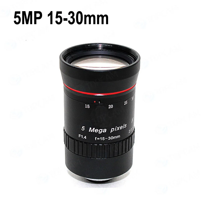 5 МП HD объектив машины 15 30 мм 2/3 &quotC крепление F1.4 варифокальный ручной ИРИС для CCTV