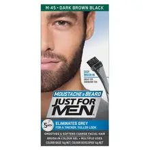 Натуральный черный коричневый борода краска для австралийских мужчин без аммиака тоник