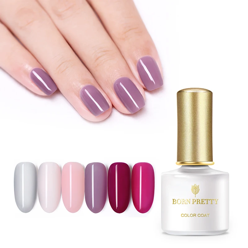 

BORN PRETTY 6ml Jelly Translucent Soak Off UV Gel Polish Semi-transparent Nail Art Gel Lacquer DIY Manicure