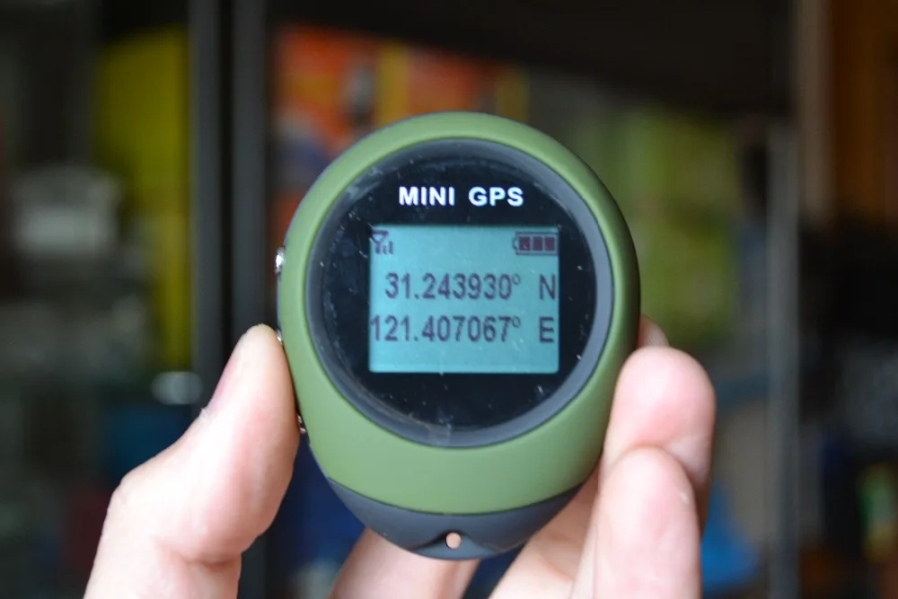 Портативный мини gps приемник брелок навигация POI ходьба Бег Плавание skiling езда на