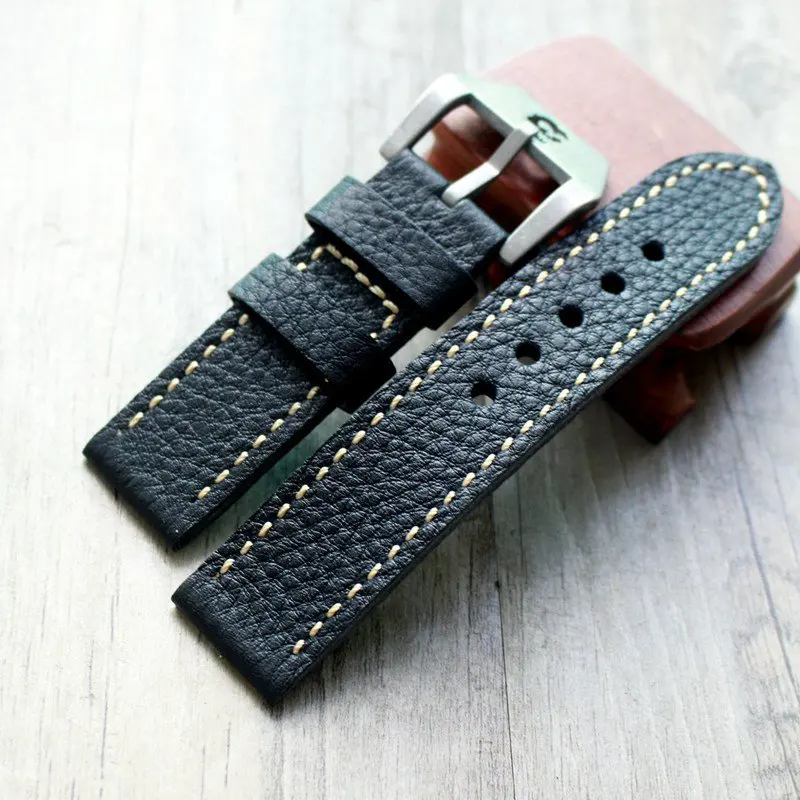 TOTOYHandmade супер мягкие итальянский борьба 24 мм подходит для пей pam441 кожаная мужская
