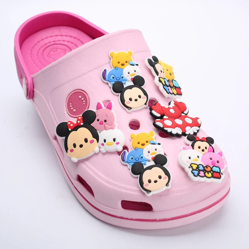 

Mixed 6PCS Cartoon Charms For Kids Shoes Finding Outlandor PVC Shoe Buckles Accessories Fit Bands Bracelets Croc JIBZ Gifts
