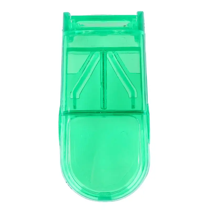 Pill Cutter Splitter Divide Medicine Storage Tablet Splitters Cut Slicer Home Portable Pill Cases Dispenser Pill Box 3 Colors - Цвет: Green