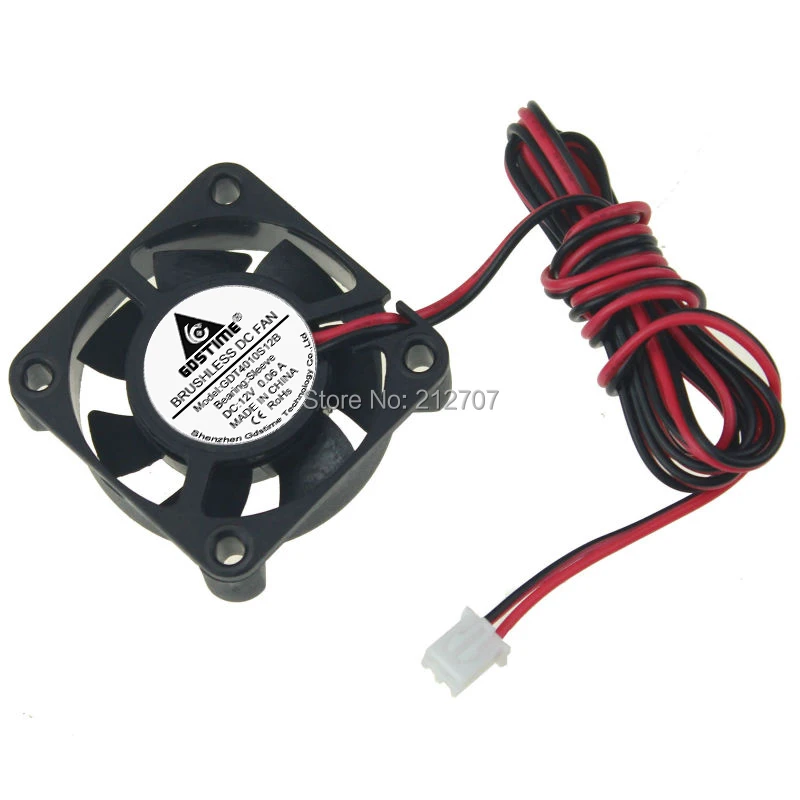 

10pcs/lot 3D Printer Cooling Fan 40mm 4010s 40x40x10mm DC 12V 2Pin Cooler