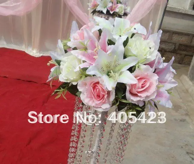

low price/wedding Road lead/wedding decoration/ Including(lead frame, bead curtain) no have flower