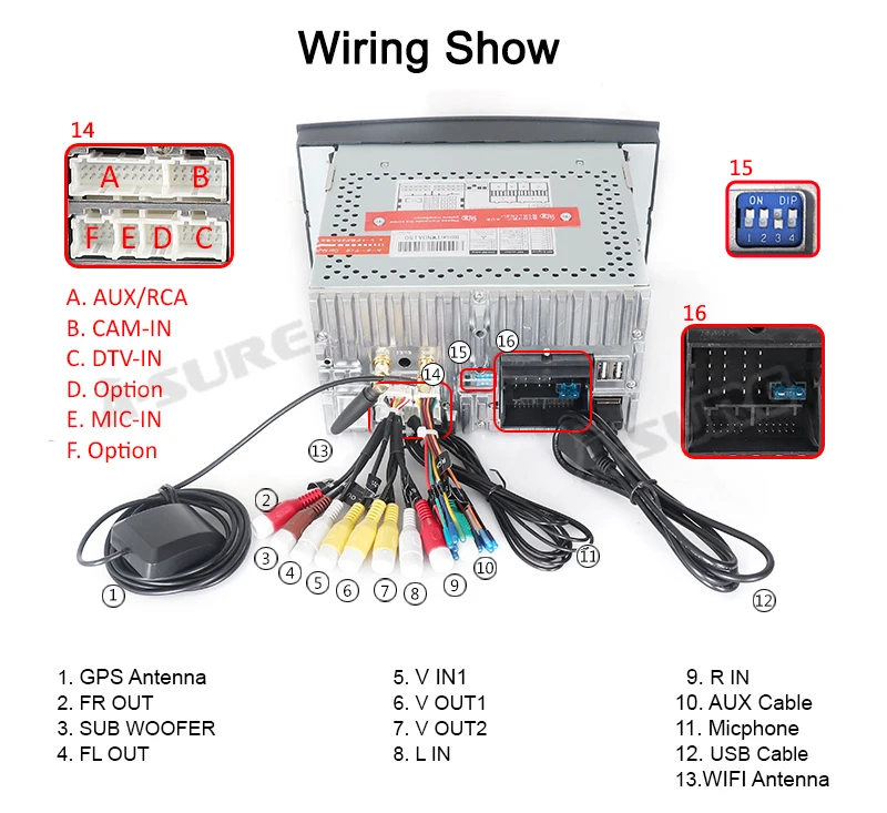 Excellent A-Sure 2 Din Android 9.0 Car Auto Radio GPS DVD Navigation For Volkswagen VW T5 Multivan Transporter TOUAREG I 7L TOUAREG II 7P 34