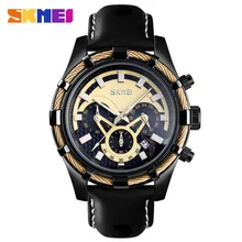 SKMEI Mens Watches Top Brand Luxury Leather Sports Watches Fashion Quartz Watch Men Waterproof Clock Relogio Masculino SKMEI Mens Watches Top Brand Luxury Leather Sports Watches Fashion Quartz Watch Men Waterproof Clock Relogio Masculino