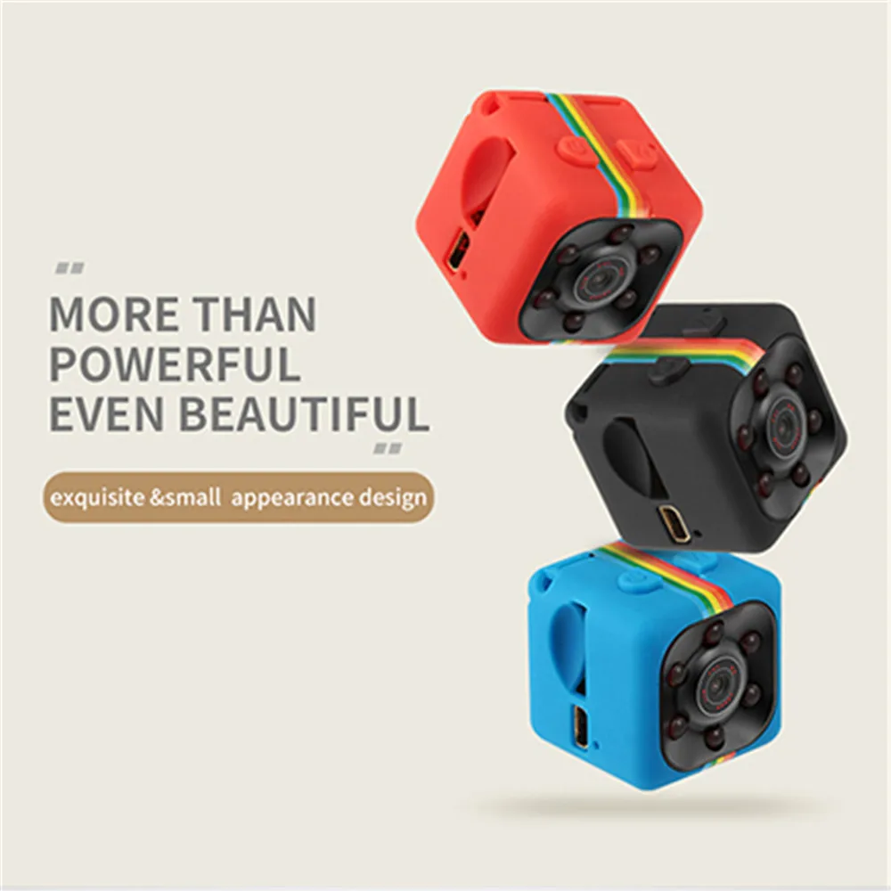 

Mini Color Camera SQ11 Camera Metal HD 1080P Small Camera Outdoor Aerial Shooting Small DV 2-1 Video Recorder Vision Monitor
