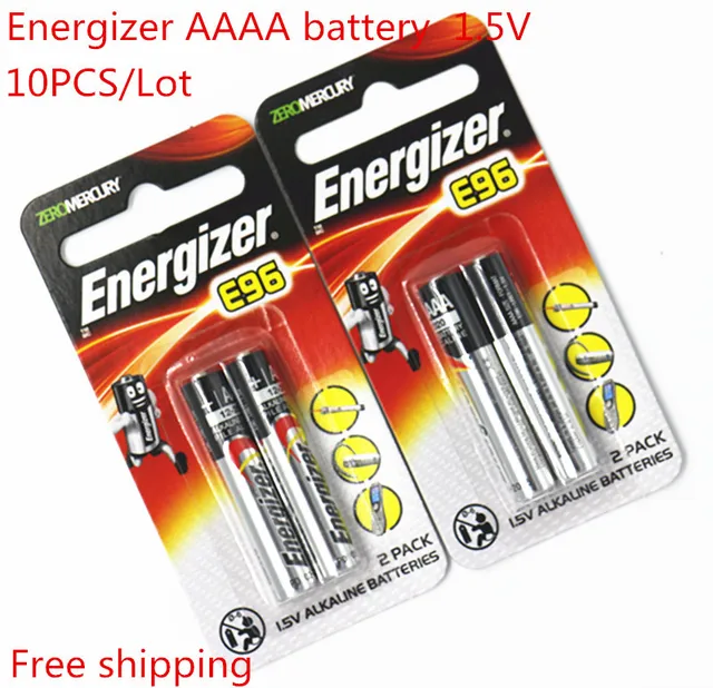 free shipping 10pcs/lot AAAA battery 1.5V E96 AAAA primary battery