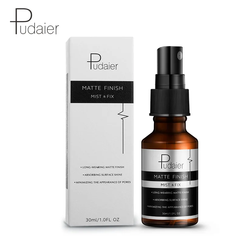 

Pudaier 30ml Natural Finish Setting Spray Makeup Mist Lasting Foundation Protection Face Makeup Oil-control Base Cosmetics Fixer
