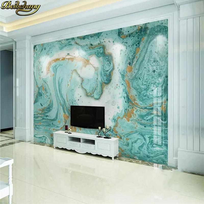 Beibehang пользовательские обои росписи Европейский абстрактный синий мраморный фон papel де parede обои домашний Декор 3d обои