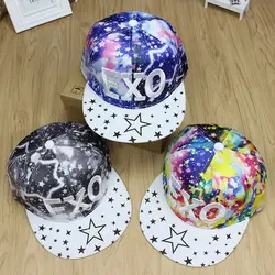 Оптовая продажа Bboy EXO письмо Gorras Snapback, Camo хип-хоп Шапки, Кости Gorras Masculino, casquette Unkut Бейсбол шапки для девочек и мальчиков