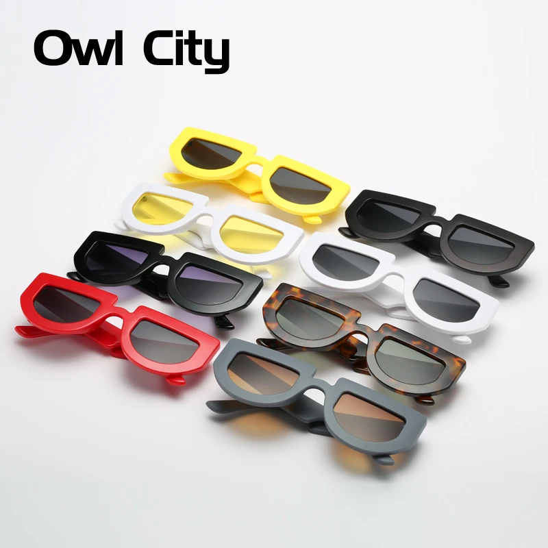 Сова город Винтажные Солнцезащитные очки для женщин и мужчин брендовые дизайнерские солнцезащитные очки ретро большие оттенки