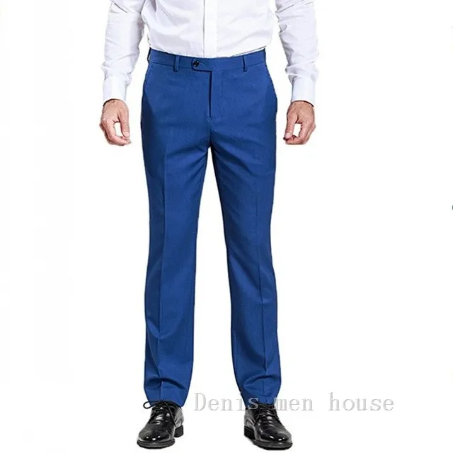 

2018 New Fashion Mens Business Formal Suit Pants Slim Fit Design Men Trouser Pants Custom made