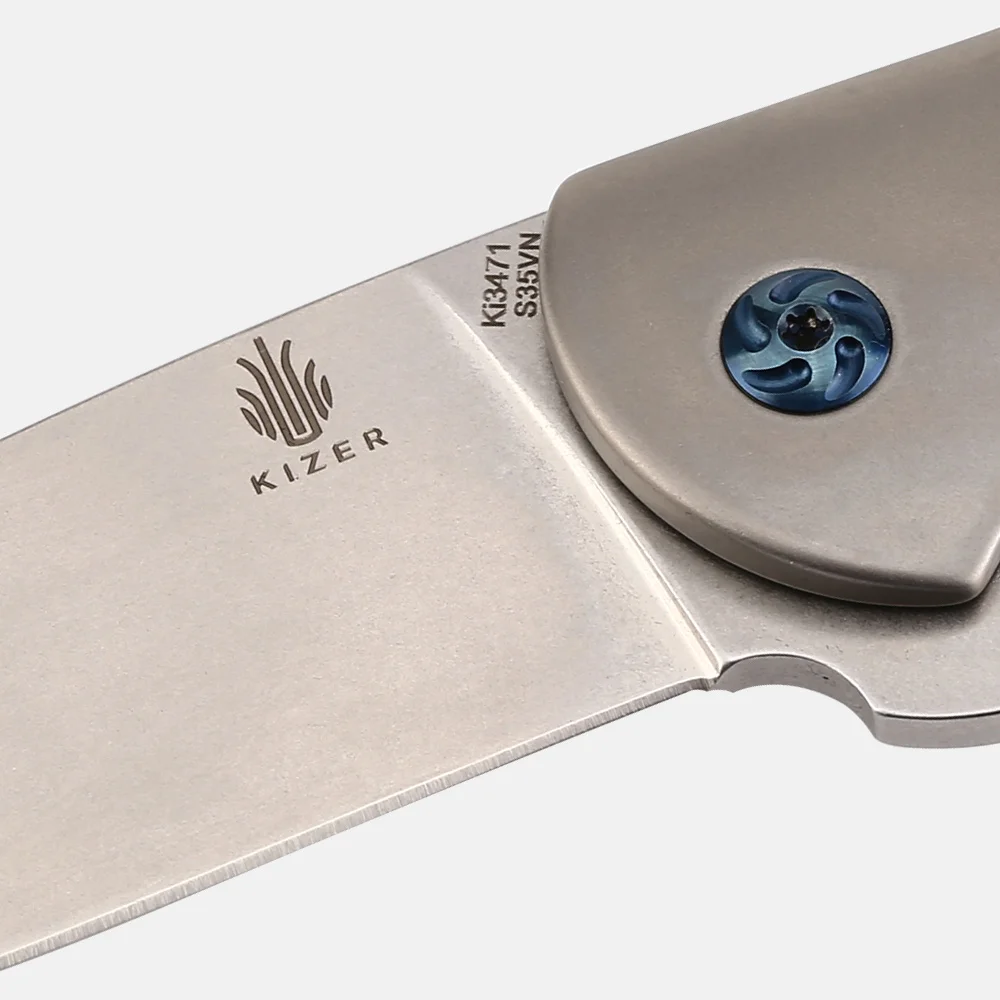  Kizer EDC knife hunting survival knives name Gemini minimalist design mini folding knife Ki3471 out