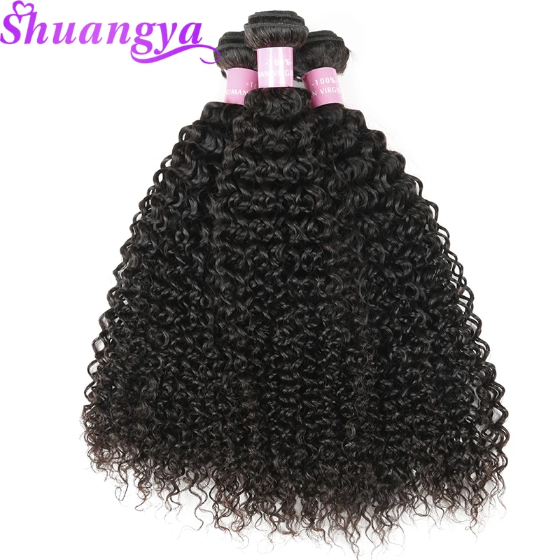 4 Bundles Indian Afro Kinky Curly Hair Weave 100% Human Hair Bundles Shuangya Remy Hair Extensions Natural Color 10''-28'' 4 Bundles Indian Afro Kinky Curly Hair Weave 100% Human Hair Bundles Shuangya Remy Hair Extensions Natural Color 10''-28''