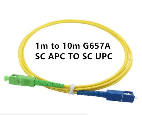 

SC APC/SC UPC fiber Optical Patch Cord Fiber Optic Patch Cable Single Mode Jumper G657A 1m 2m 3m