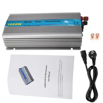 

1000W MPPT 15-22VDC 24-38VDC Pure Sine Inverter Grid Solar Power Inverter