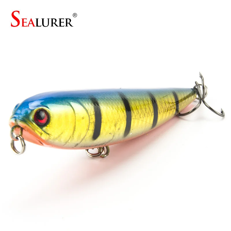 Sealurer Topwater рыболовные приманки плавающий воблер 11 см длина 20 г 4# крючки бионические PESCA, воблер жесткая приманка Jerkbait 1 шт. гольян