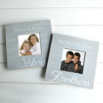 

Personalized Photo Frame, Wood Picture Frame, Home Decor, Customized Best Friend Gift, Gifts for Sister Brother