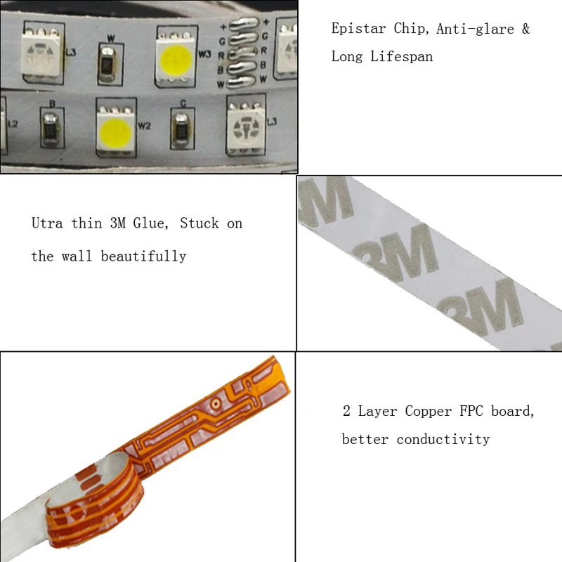 Новейший комплект светодиодных лент для SMD5050 RGBW DC12V 60 светодиодный s/m Светодиодный светильник с 2,4g светодиодный пульт дистанционного управления Водонепроницаемый не водонепроницаемый