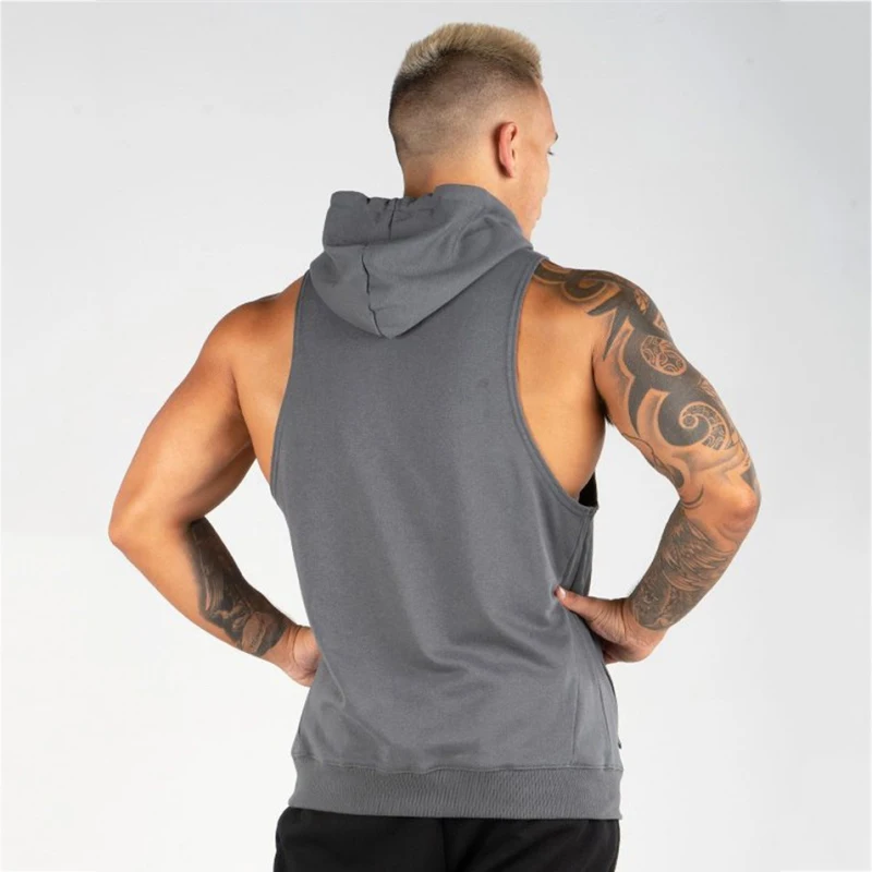 Tank Tops men Sportwear Fitness Tank tops-7