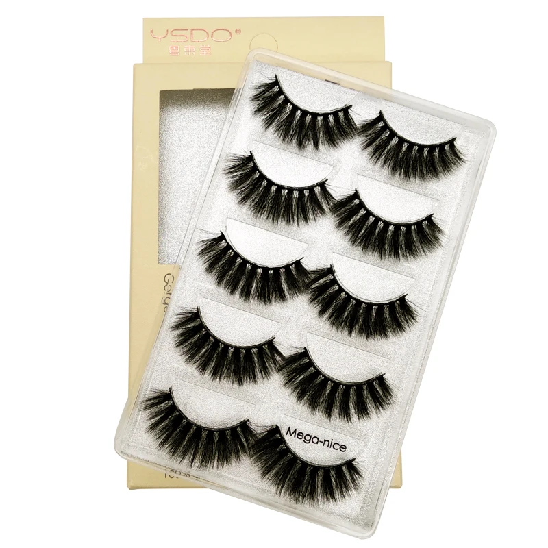 

5pairs/lot 3d mink false eyelashes volume 3d mink false lashes natrual mink fake eyelashes natrual makeup full strip lashes