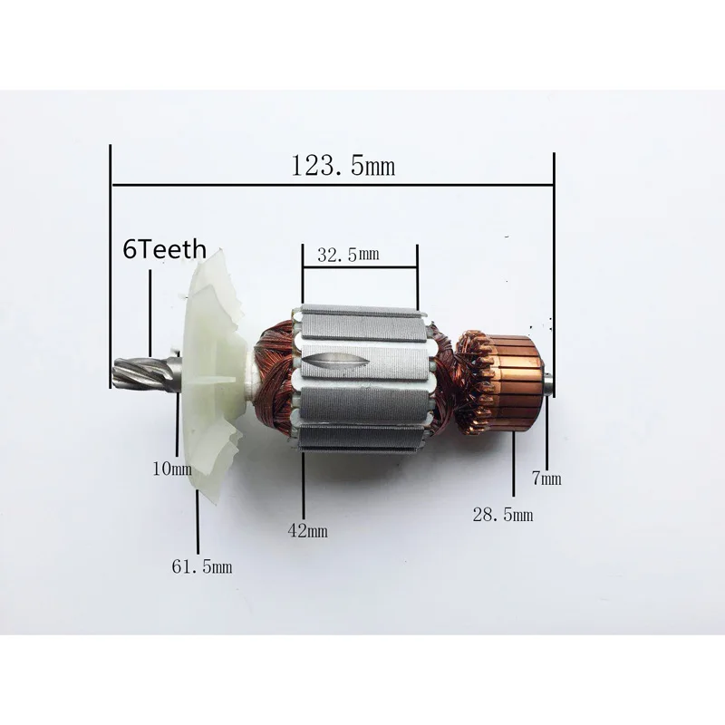 AC220-240V для Hilti TE5C hammer двигатель с 6 зубцами хорошее качество запасные части