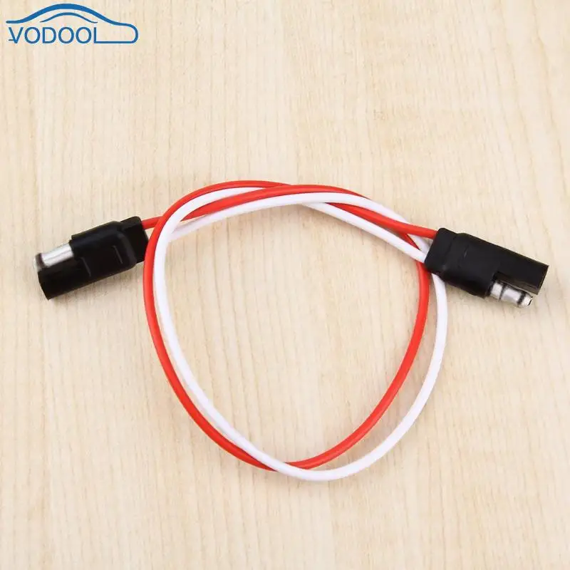 VODOOL 38 см/1 25 фута 2 контактный вилка SAE прицеп Удлинительный кабель жгут проводов