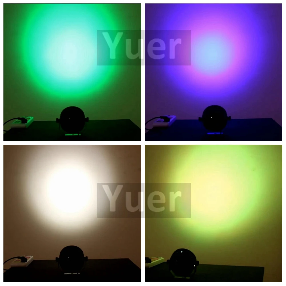 Мини 6 шт. RGBW 4в1 LED красный зеленый синий белый светодиоды Par сценическое освещение